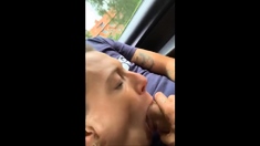 backseat blowjob