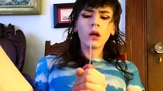 Solo webcam tranny masturbation