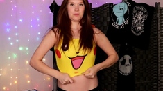 Ginger ASMR Showing You My T-Shirt Collection XXX Videos