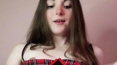 Amateur Solo Shemale Masturbation