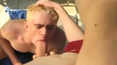 Big-Cock Amateur Studs Give Nice Blowjob