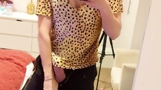 Solo webcam tranny masturbation