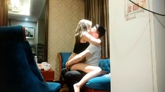 Amateur couple hidden cam