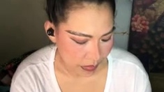 Amateur blondie solo anal masturbation