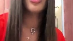 Hottest brunette solo webcam masturbation 2