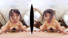Close up POV of teen sucking cock