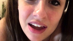 Brunette Solo Webcam Masturbation