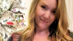 Big Boobed Blonde Masturbates With A Dildo In The Bathroom