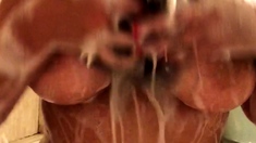 Amateur blondie solo anal masturbation