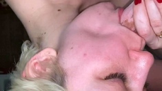 Sexy amateur blonde blowjob amp cumshot HD