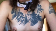Brunette Solo Webcam Masturbation