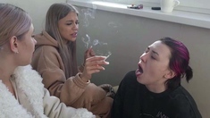 New Slut Is Used As An Ashtray And Target For Spit And