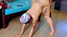 Bigass getting some hot spanks