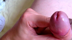 Twink Jerks Off His Tiny Cock After a Clean Shave