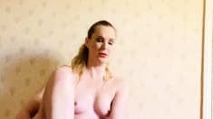 Blonde Emo Amateur Solo Masturbation