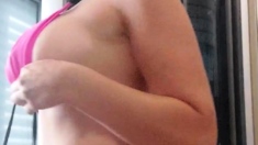 Lovely Blonde With Tight Pussy Masturbate Solo
