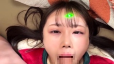 Japanese teen blowjob with creamy mustache