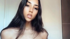 Small titted brunette amateur anal nailed at home