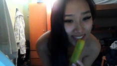 WHOA Asian Teen Huge Tits Slim Body Perfect Nips on Cam FMJ