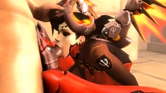 3D Sex Compilation of The Best Girl from Overwatch