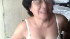 Granny asian on cam